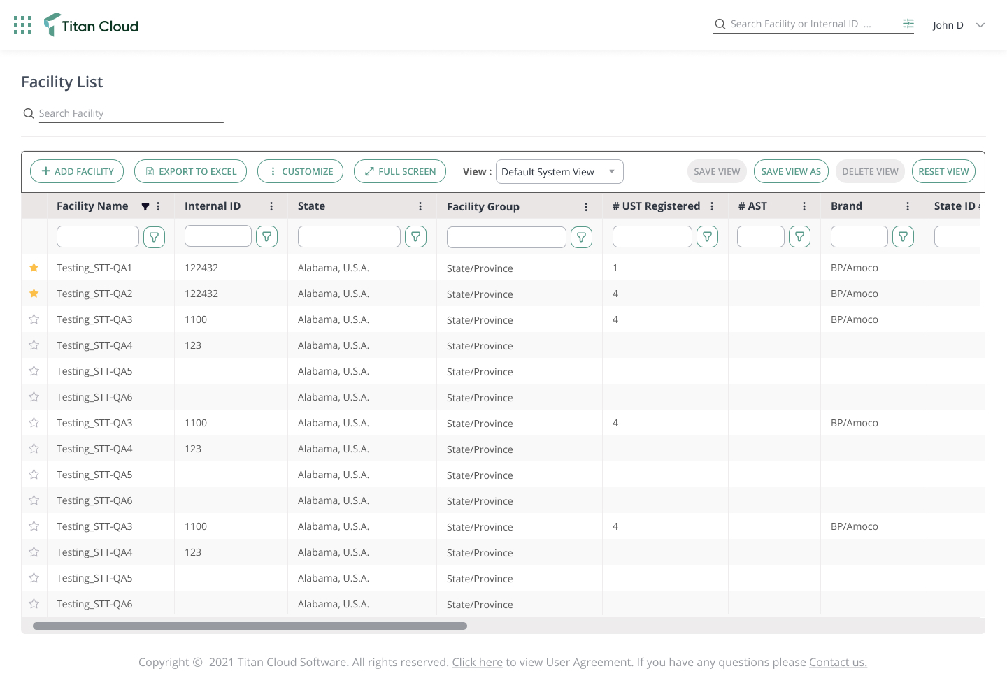 Titan Cloud revamped interface